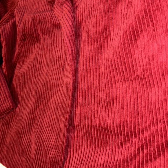 Liz Claiborne Festive Red Corduroy Jacket - Picture 10 of 10